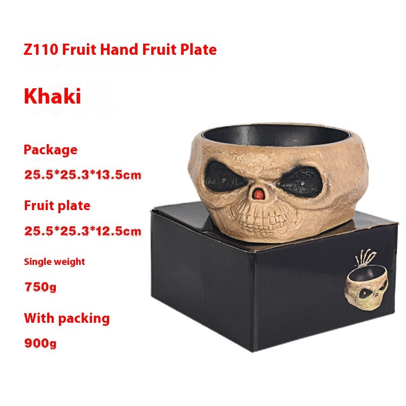 Trick-or-Treat Pumpkin Bowl with Moving Hand