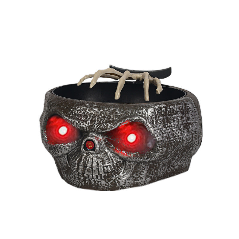 Trick-or-Treat Pumpkin Bowl with Moving Hand