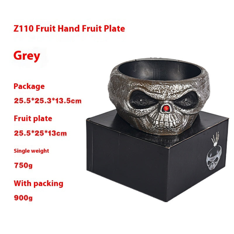 Trick-or-Treat Pumpkin Bowl with Moving Hand