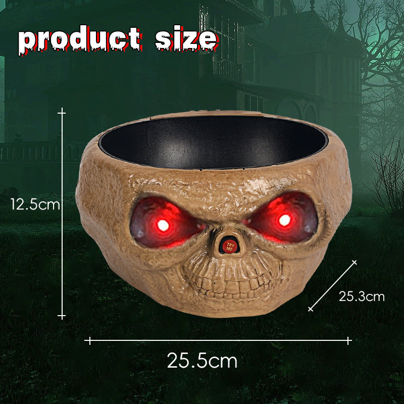 Trick-or-Treat Pumpkin Bowl with Moving Hand